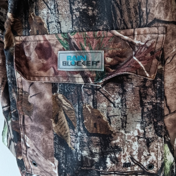 Realtree Scent Shield Camo Rain Blocker Coat Hooded Scent Blocker Hunting 2XL - Picture 3 of 16